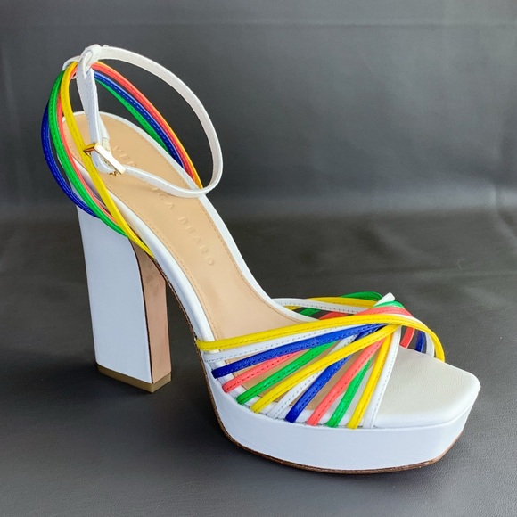 Veronica Beard “Fletcher” multicolor platform heels - Picture 3 of 8